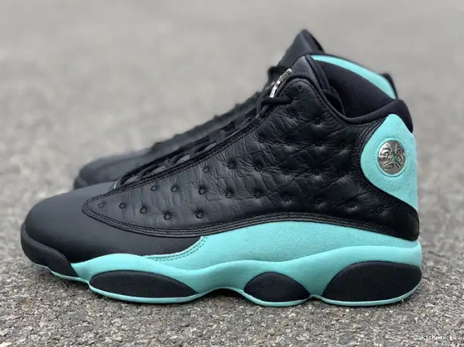 Kickmax Jordan Green 414571-030 Air 13 Black Island Retro 0602